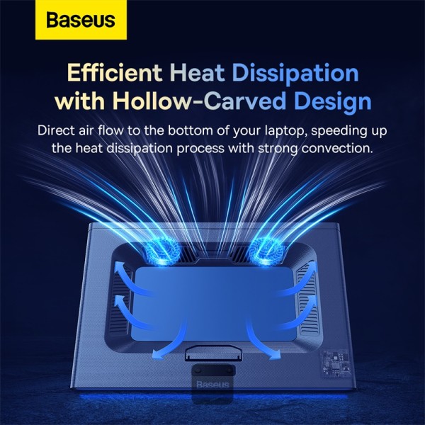 Baseus Laptop and Mobile 2-in-1 Stand with Cooling Fan - Image 4