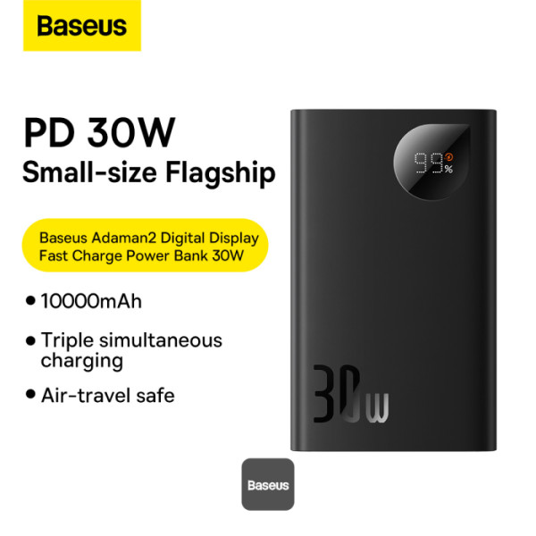 Baseus Adaman 2 Digital Display Powerbank 10000mAh 30W - Image 3