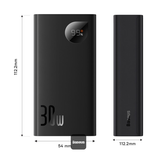 Baseus Adaman 2 Digital Display Powerbank 10000mAh 30W - Image 4
