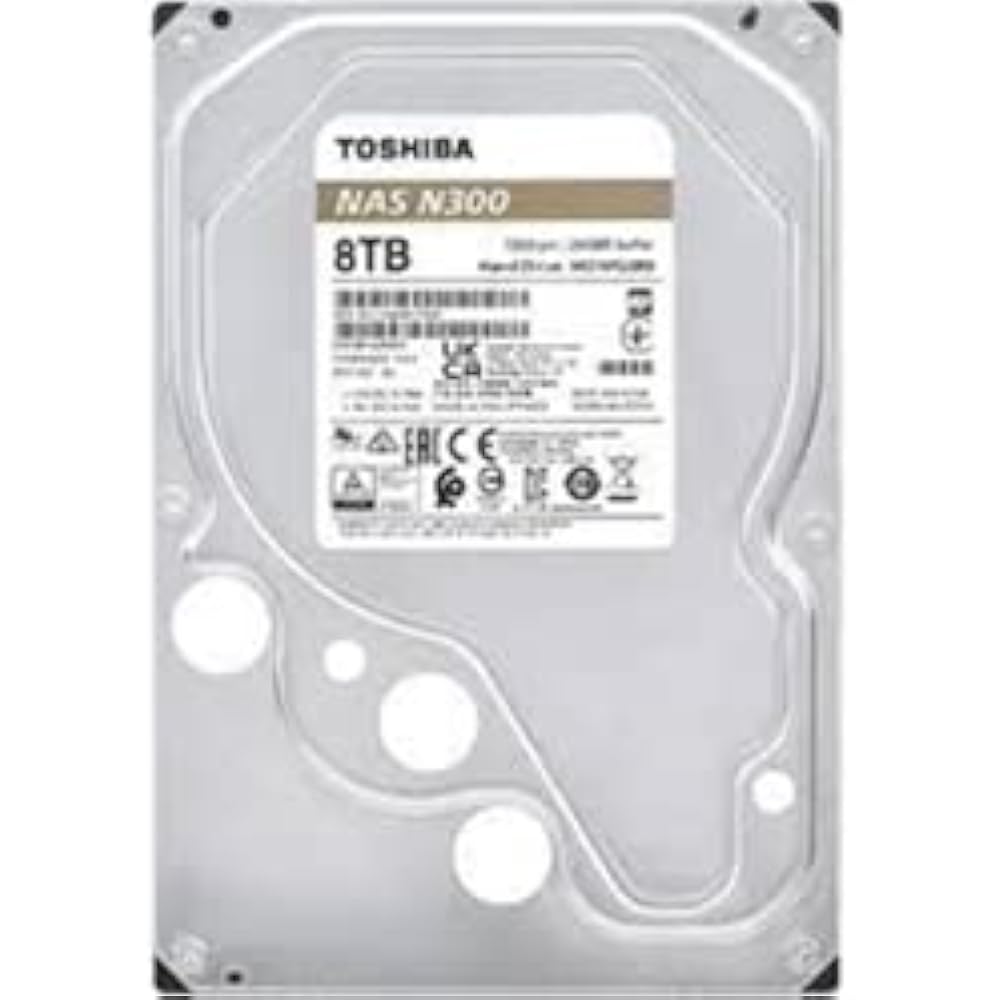 Toshiba N300 8TB 3.5" Desktop/NAS Hard Drive (Pullout, Tested) - Image 2