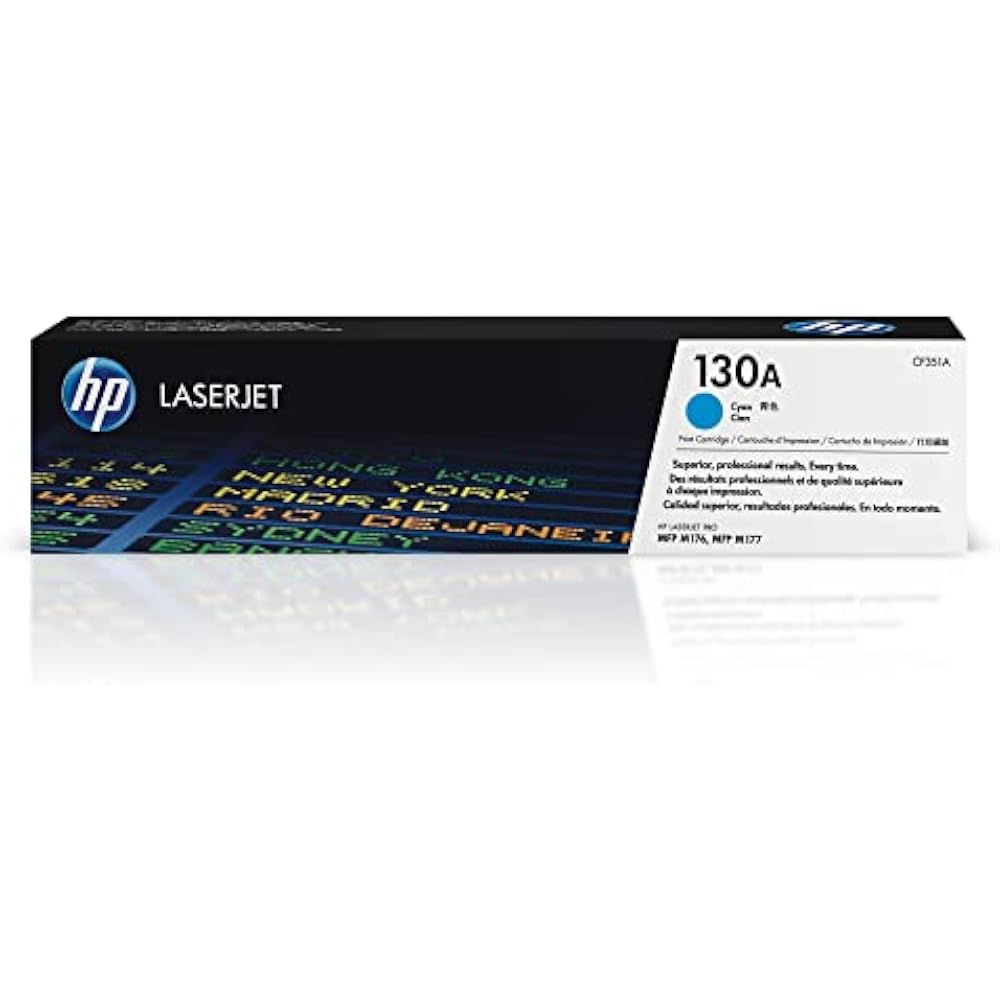 HP 130A Cyan Original LaserJet Toner Cartridge