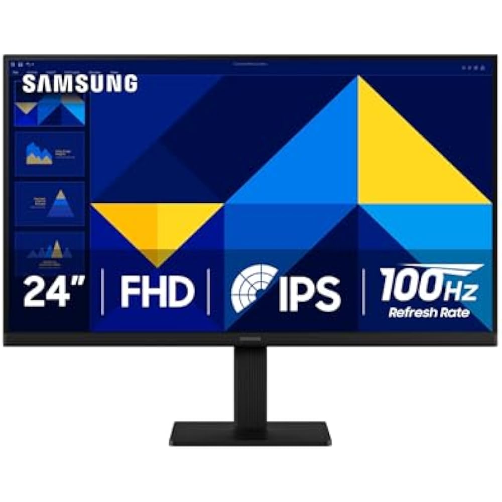 Samsung Essential Monitor S3 S30GD 24-Inch FHD IPS 100Hz LS24D300GAMXUE
