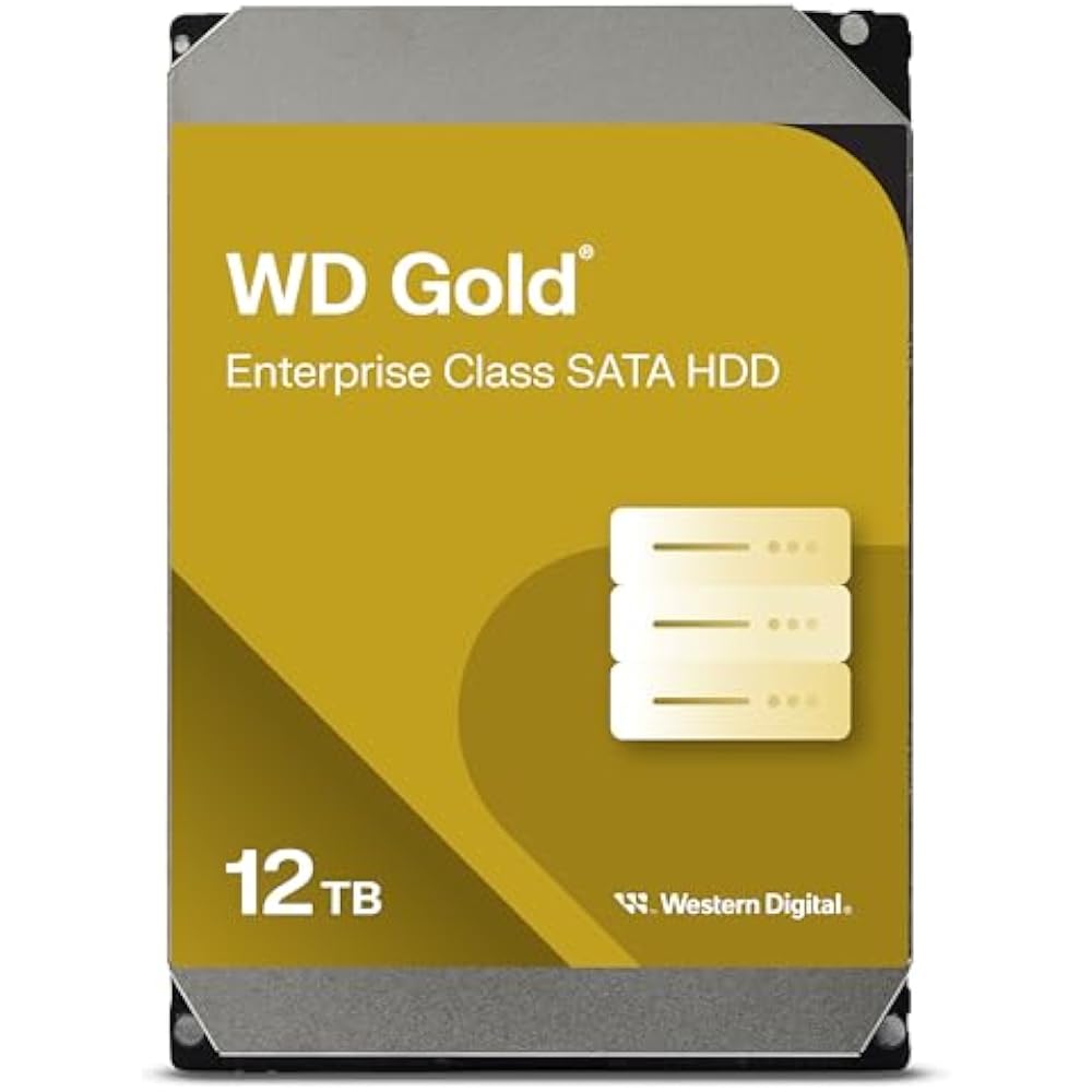 WD Gold 12TB 3.5" Enterprise Hard Drive (Pullout, Tested)