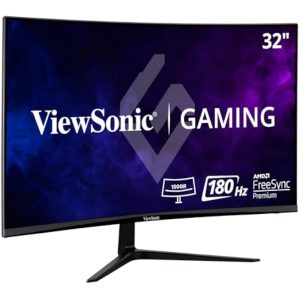 ViewSonic VX3218-PC-MHD 32-Inch FHD Curved Gaming Monitor 180Hz
