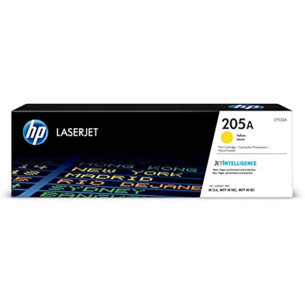 HP 205A Yellow Original LaserJet Toner Cartridge