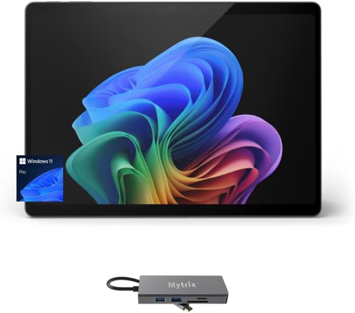 Microsoft Surface Pro 11, Snapdragon X Elite, 16GB RAM, 512GB SSD, 13-Inch Touchscreen 2-in-1