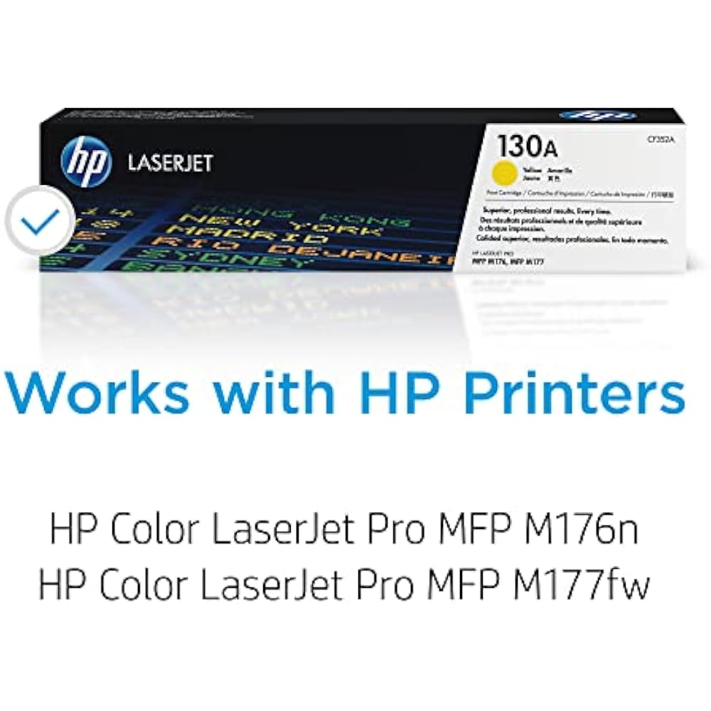 HP 130A Yellow Original LaserJet Toner Cartridge - Image 2