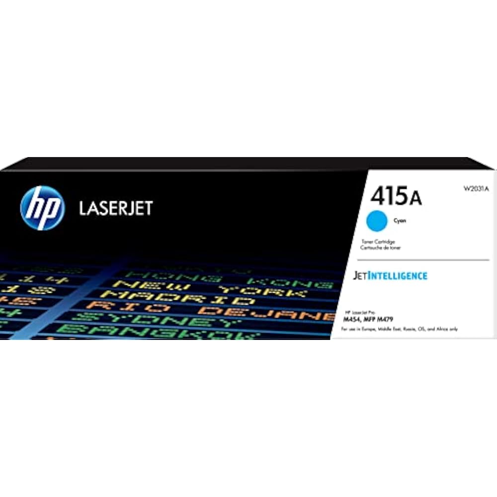 HP 415A Cyan Original LaserJet Toner Cartridge - Image 2