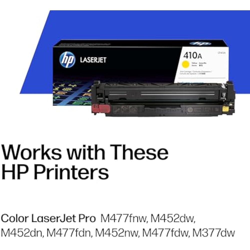 HP 410A Yellow Original LaserJet Toner Cartridge - Image 2