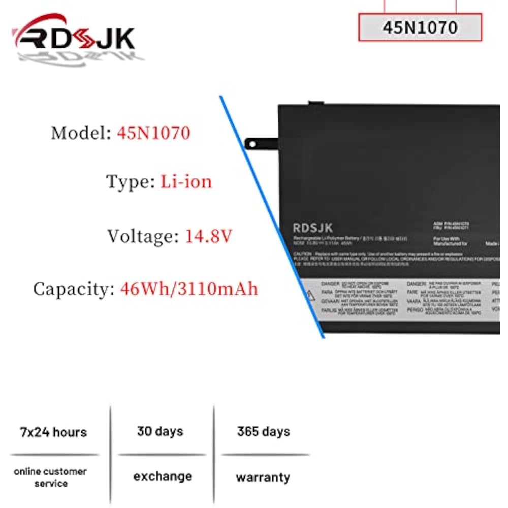 Lenovo 45N1070 Original Replacement Battery for ThinkPad X1 Carbon 1st Gen (2013) - Image 2