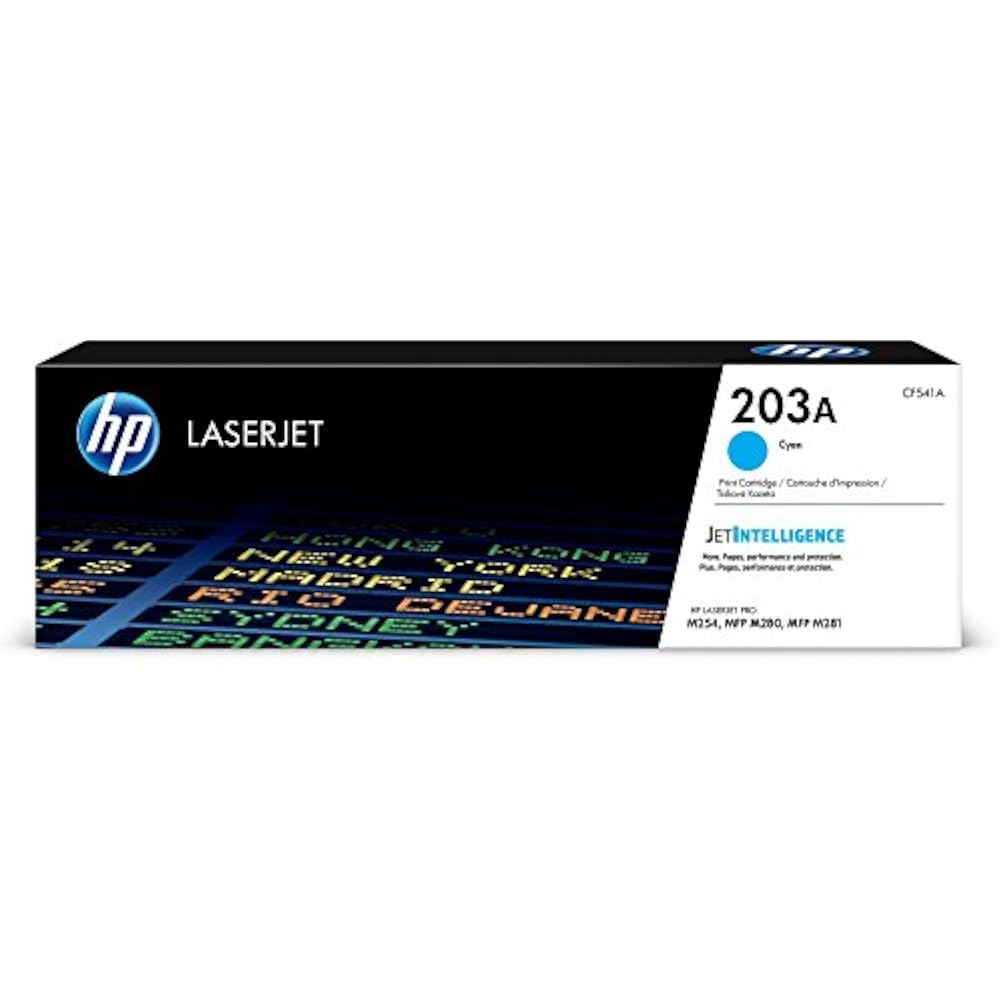 HP 203A Cyan Original LaserJet Toner Cartridge