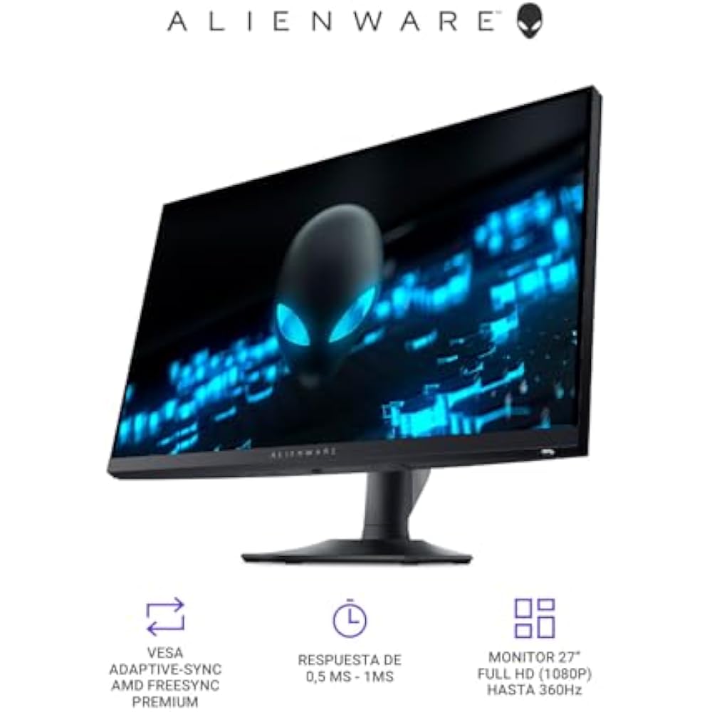 Alienware AW2724HF 27-Inch FHD Gaming Monitor - Image 2