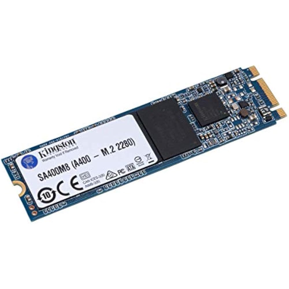 Kingston A400 (SA400M8/120G) 128GB M.2 SATA SSD - Double Cut (Pullout, Tested)
