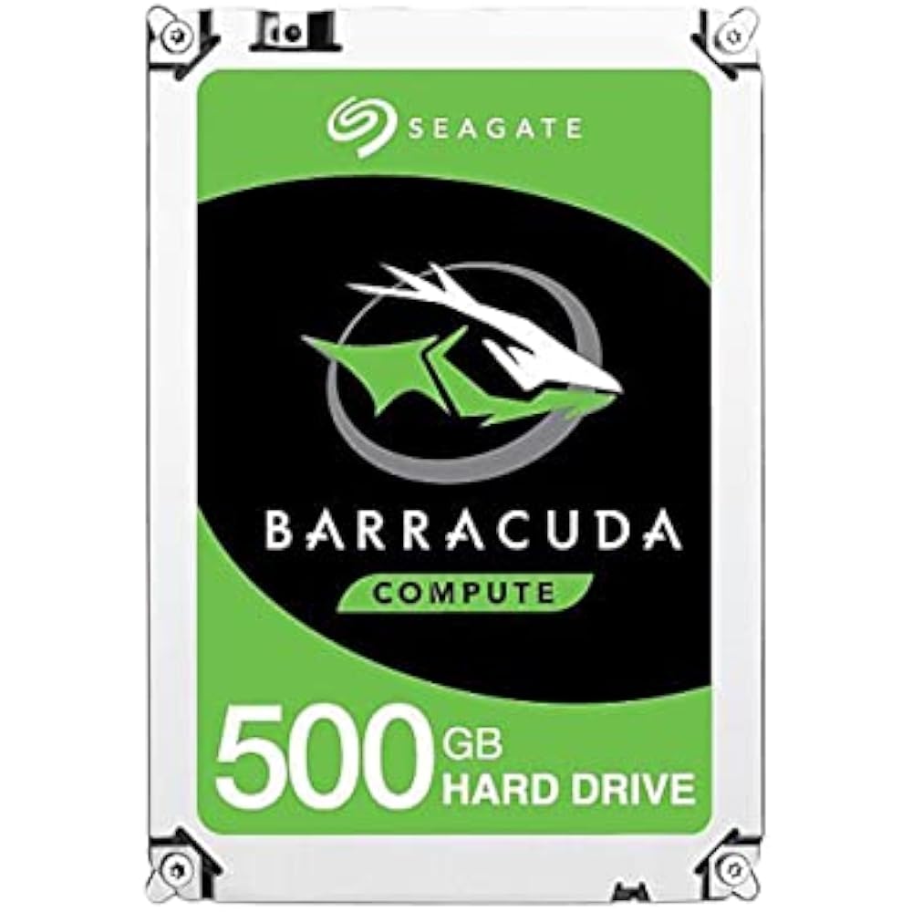 Seagate BarraCuda 500GB 3.5" Desktop Hard Drive (Pullout, Tested)