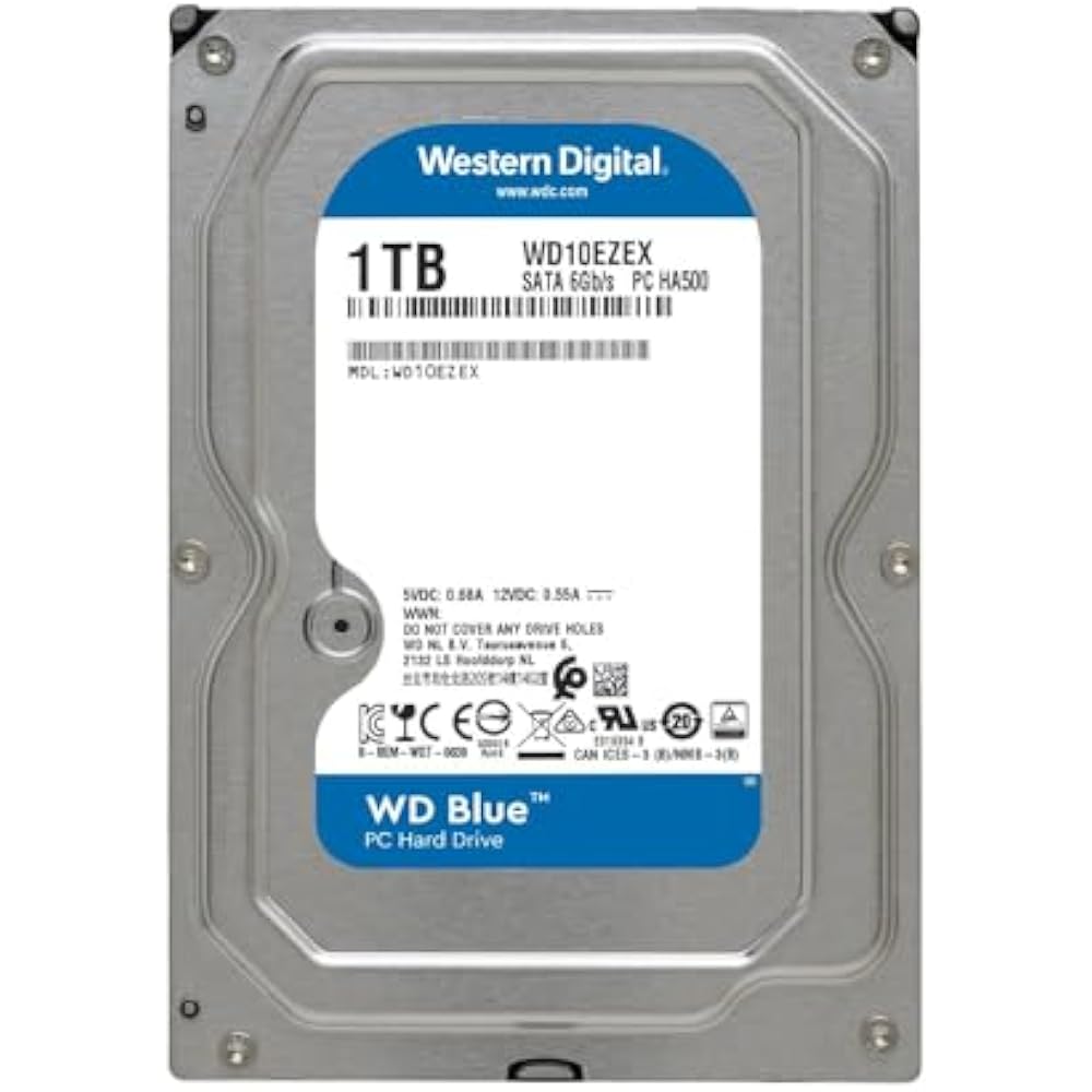 WD Blue 1TB 3.5" Desktop Hard Drive (Pullout, Tested) - Image 2