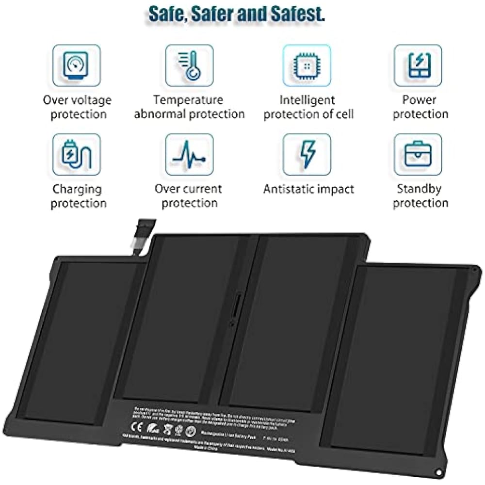 Apple A1405/A1377/A1496 Replacement Battery for MacBook Air 13" A1369/A1466 - Image 2