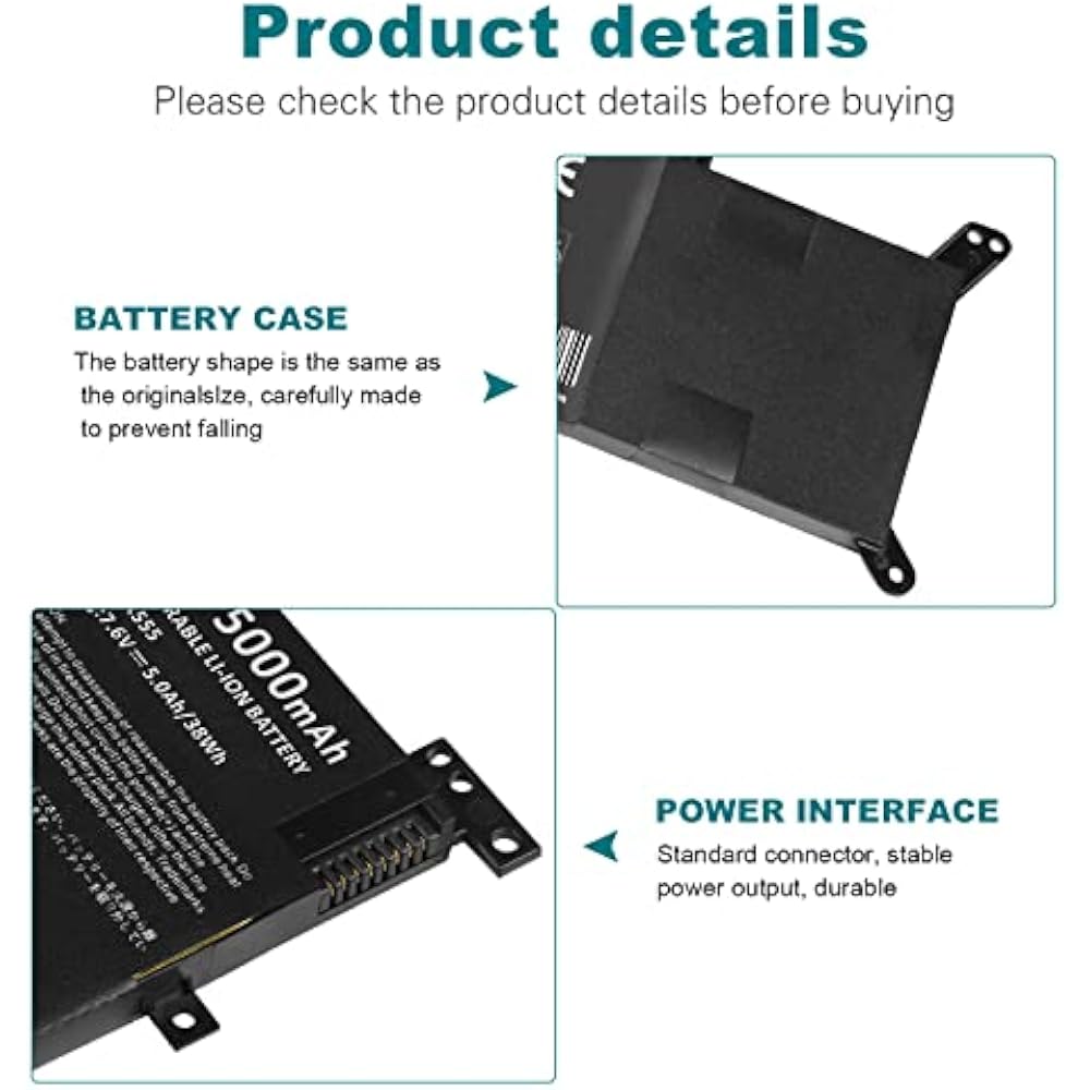 Asus C21N1347 Replacement Battery for X554/X555 Series - Image 3