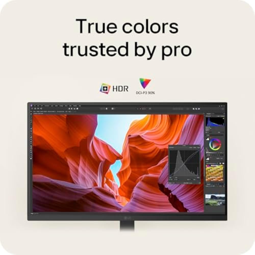 LG 27U730A-B 27-Inch Wide LCD Monitor - Image 4