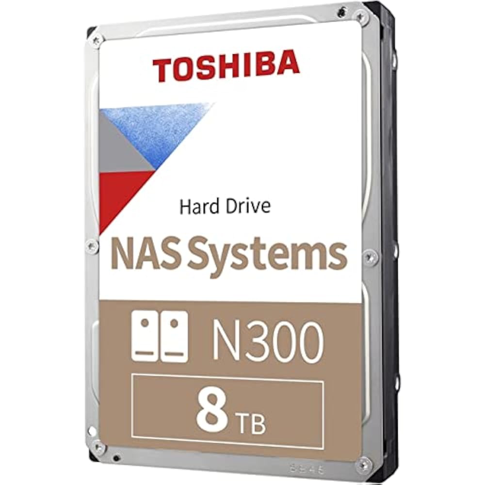 Toshiba N300 8TB 3.5" Desktop/NAS Hard Drive (Pullout, Tested)