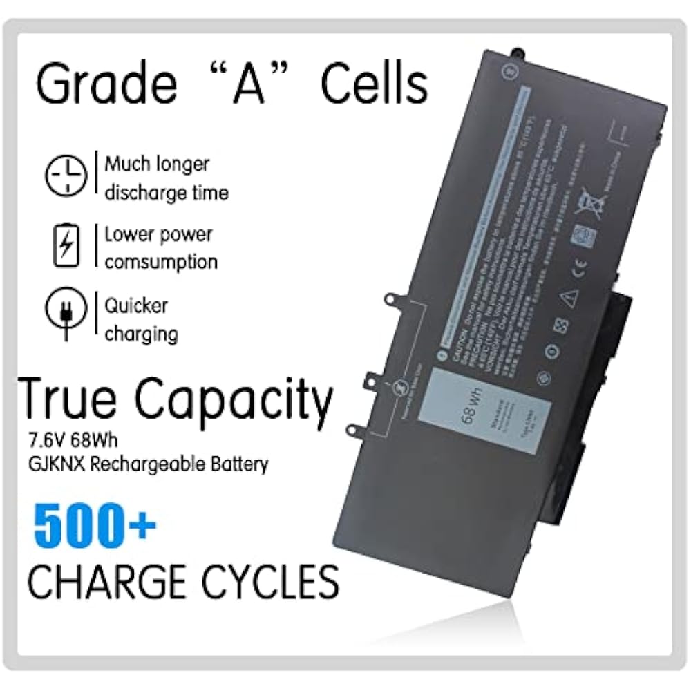 Dell GJKNX Original Replacement Battery for Latitude 5280-5591 & Precision 3520/3530 - Image 2