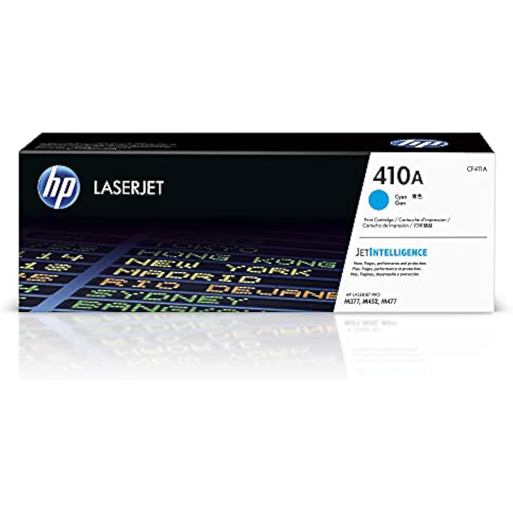 HP 410A Cyan Original LaserJet Toner Cartridge