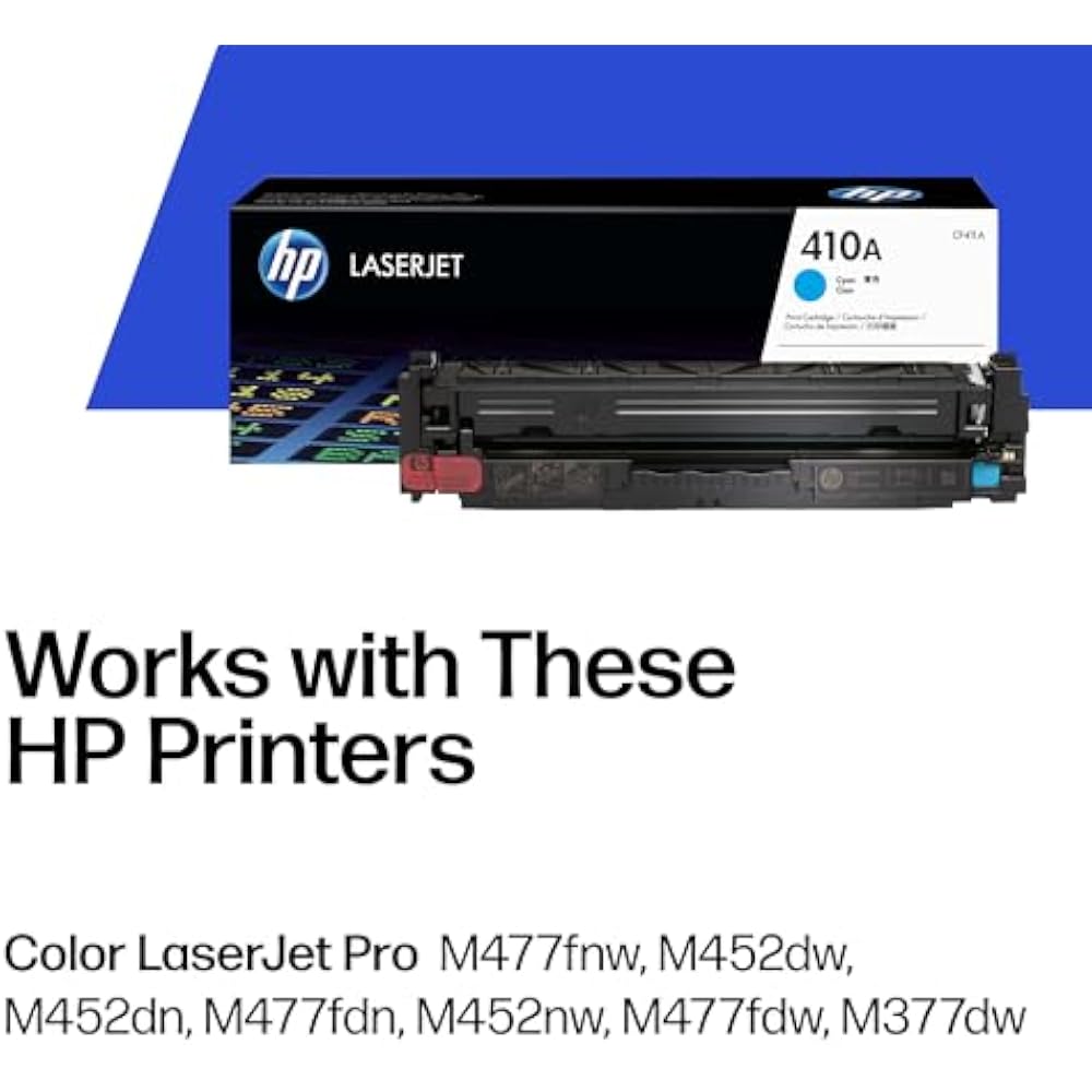 HP 410A Cyan Original LaserJet Toner Cartridge - Image 2