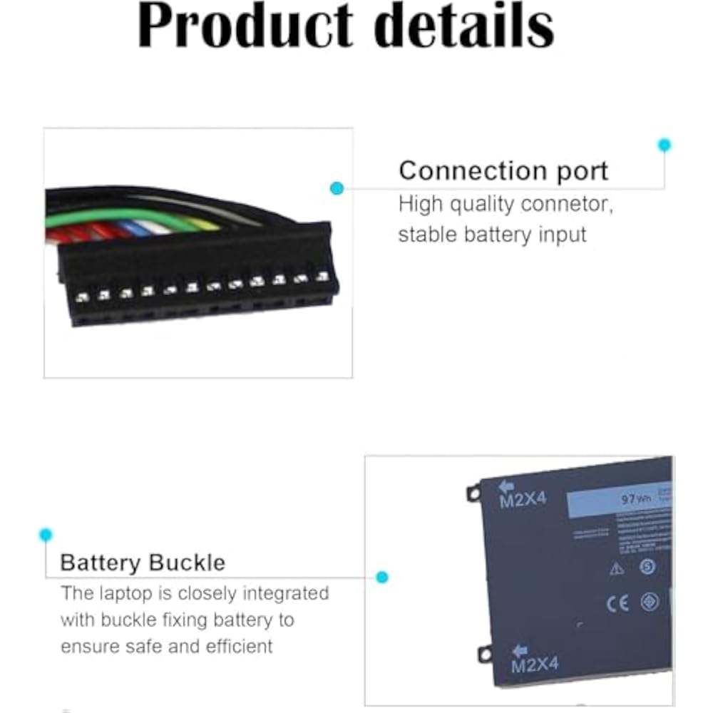 Dell 6GTPY Original Replacement Battery for XPS 15 9550/9560/9570/7590 - Image 3