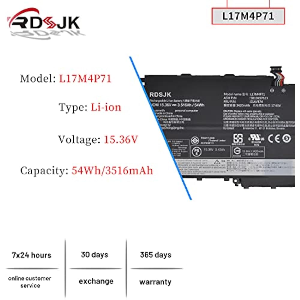 Lenovo L17M4P71 Original Replacement Battery for ThinkPad X1 Yoga 3rd Gen - Image 2