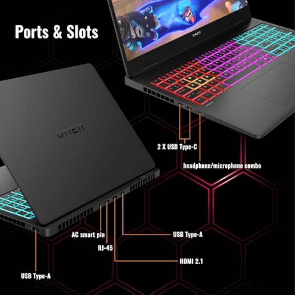 HP Omen Max 16 Intel Core Ultra 9 275HX 64GB RAM 2TB SSD RTX 5090 24GB 16" Shadow Black - Image 4