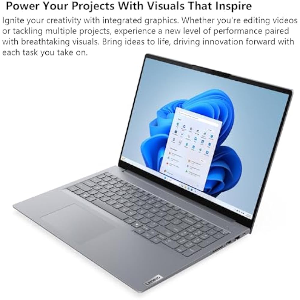 Lenovo ThinkBook 16 G8 IAL Intel Core Ultra 5 225U 16GB RAM 512GB SSD 16" WUXGA Non-Touch Arctic Grey - Image 4
