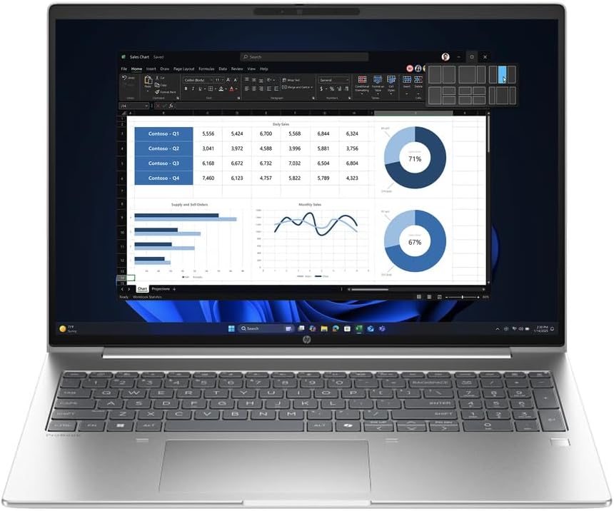 HP ProBook 460 G11 AI PC Core Ultra 7 155U 16GB 512GB SSD 16" WUXGA - Image 4