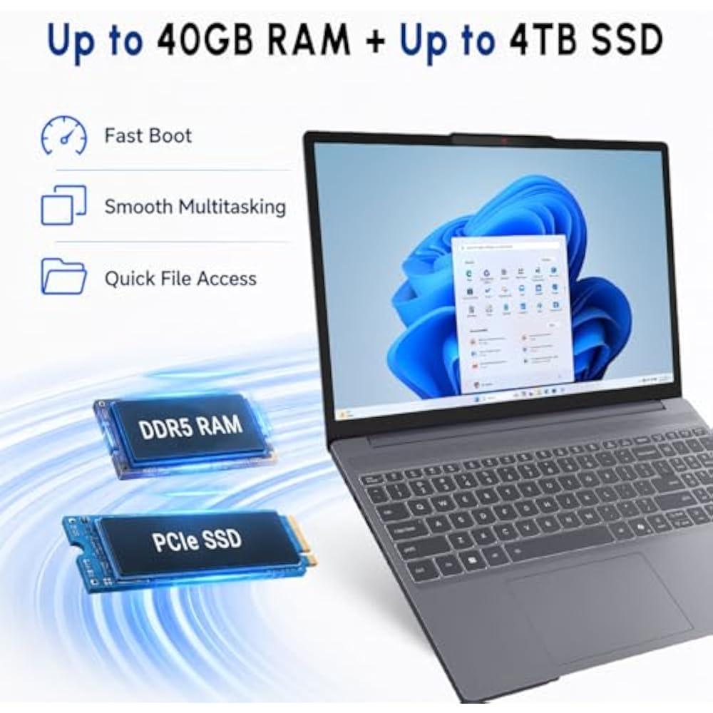 Lenovo IdeaPad Slim 3 15IRH10 Intel Core i7-13620H 16GB RAM 512GB SSD 15.3" Non-Touch Luna Grey - Image 4