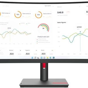 Lenovo ThinkVision T34w-30 34-Inch WQHD Curved Monitor