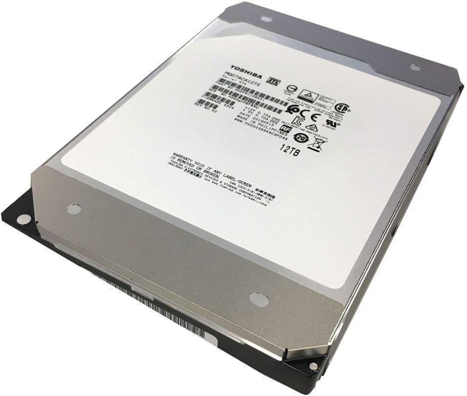 Toshiba Enterprise 12TB 3.5" Hard Drive (Pullout, Tested)