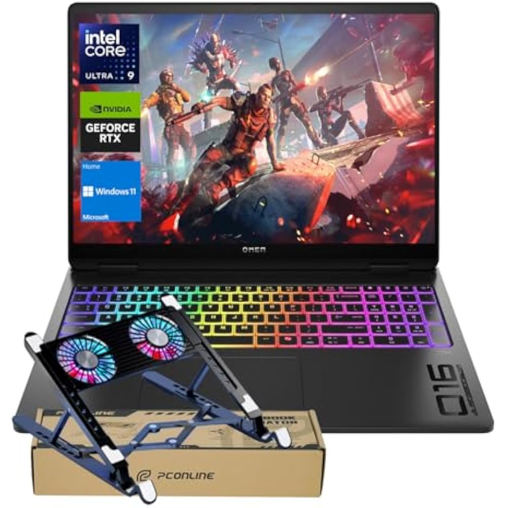 HP Omen Max 16 Intel Core Ultra 9 275HX 32GB RAM 2TB SSD RTX 5070 12GB 16" Glossy Black