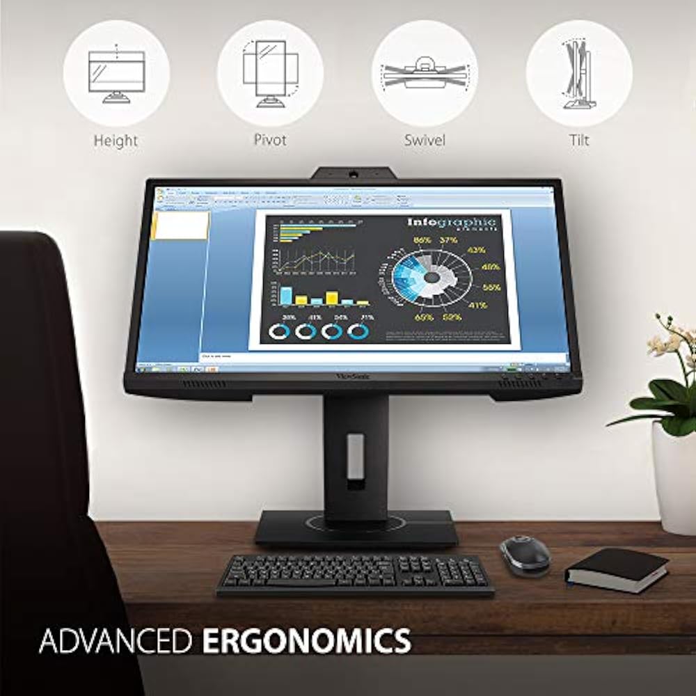 ViewSonic VG2440V 24-Inch FHD Video Conferencing Monitor - Image 4