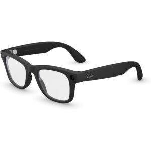 Meta Rayban Wayfarer Gen 2 Smart Glasses, Matte Black L-Clear