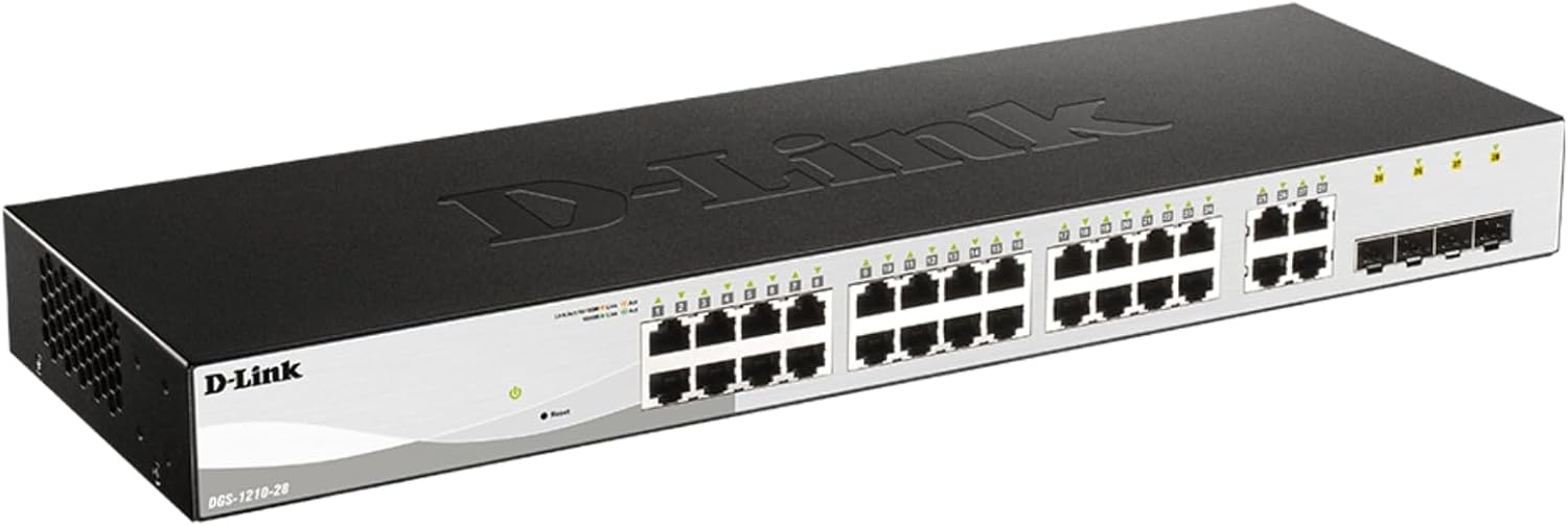 D-Link DGS-1210-28 28-Port Gigabit Smart Managed Switch Non-PoE - Image 2