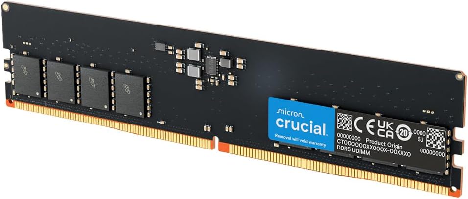 Crucial DDR5 Desktop RAM 16GB 5600MHz UDIMM