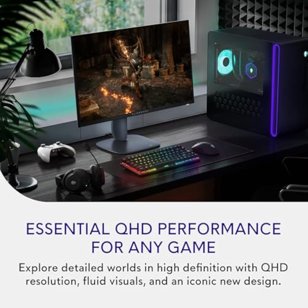 Alienware AW2725DM 27-Inch QHD Curved Gaming Monitor - Image 2