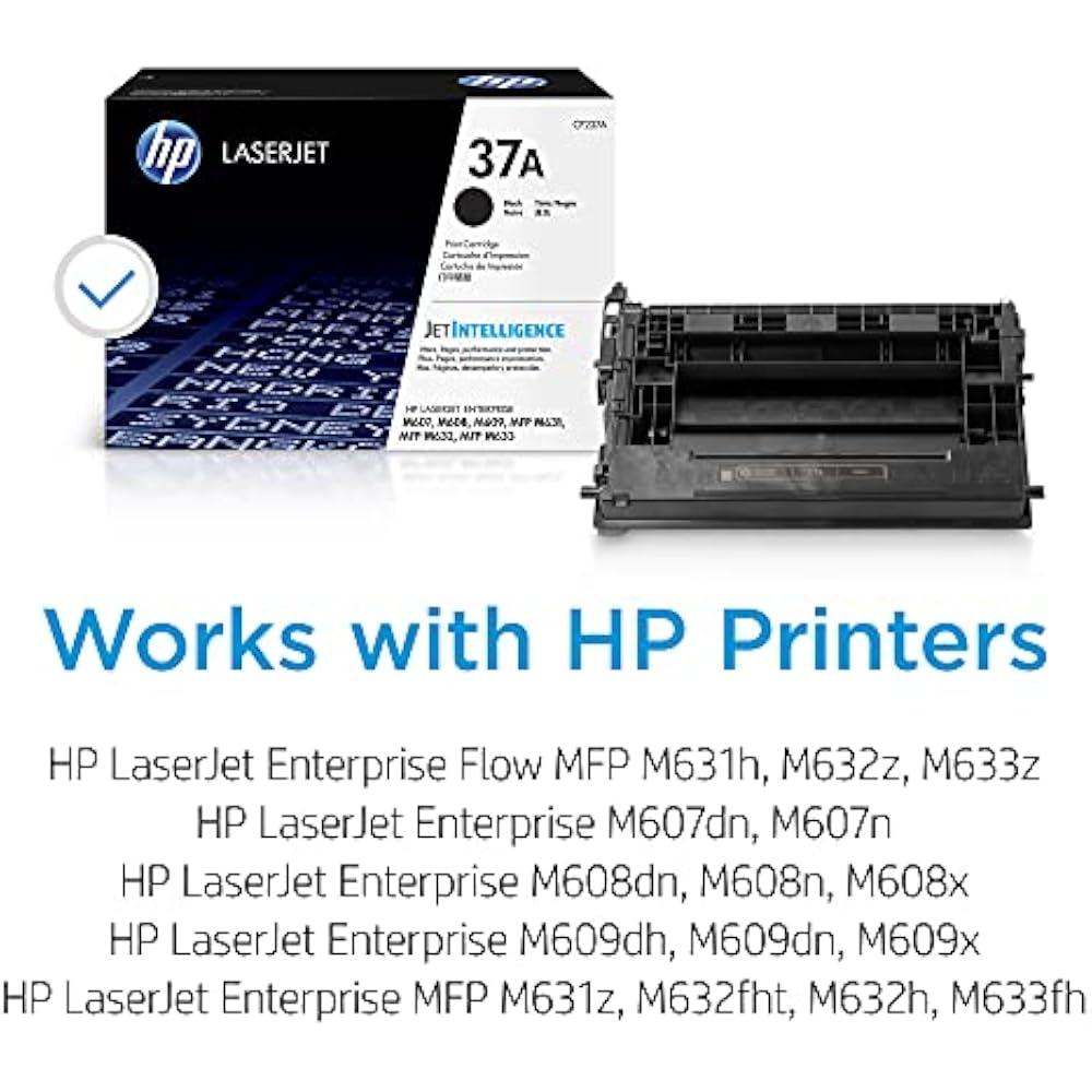 HP 37A Black Original LaserJet Toner Cartridge - Image 2