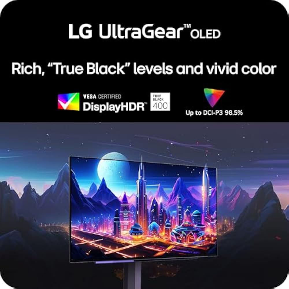 LG 27GS95QE-B 27-Inch OLED Monitor - Image 4