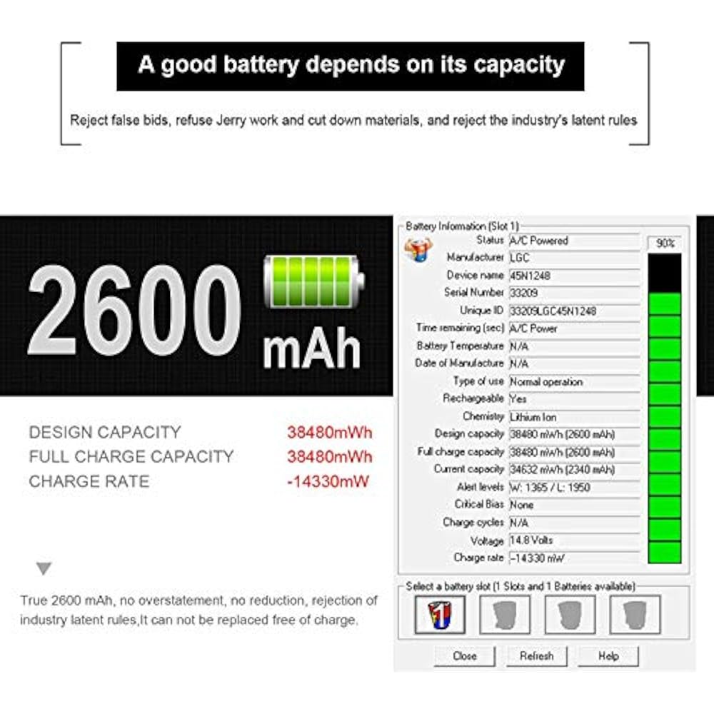 Lenovo L12M4E01 Replacement Battery for G50/G400s/G500s Series - Image 4