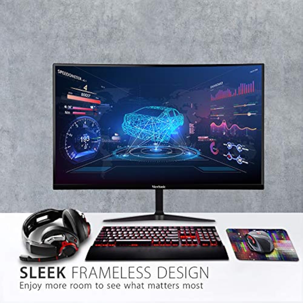 ViewSonic VX3218-PC-MHD 32-Inch FHD Curved Gaming Monitor 180Hz - Image 4