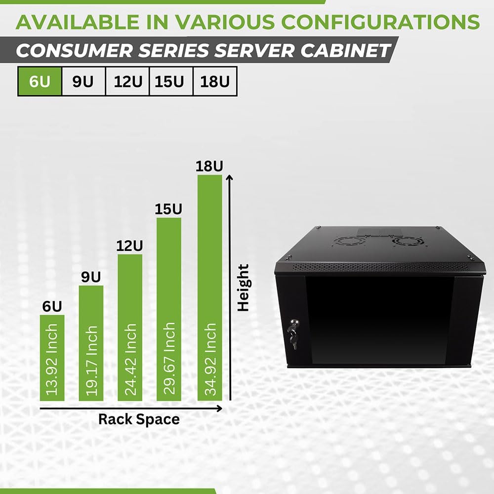 Network Rack Cabinet 6U - Image 2