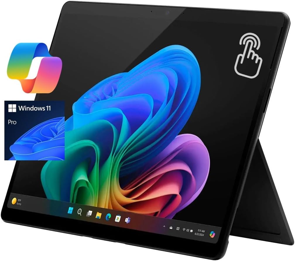 Microsoft Surface Pro 11, Snapdragon X Plus, 16GB RAM, 512GB SSD, 13-Inch Touchscreen 2-in-1