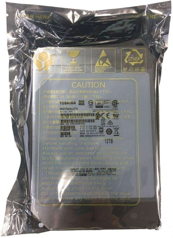 Toshiba Enterprise 12TB 3.5" Hard Drive (Pullout, Tested) - Image 4