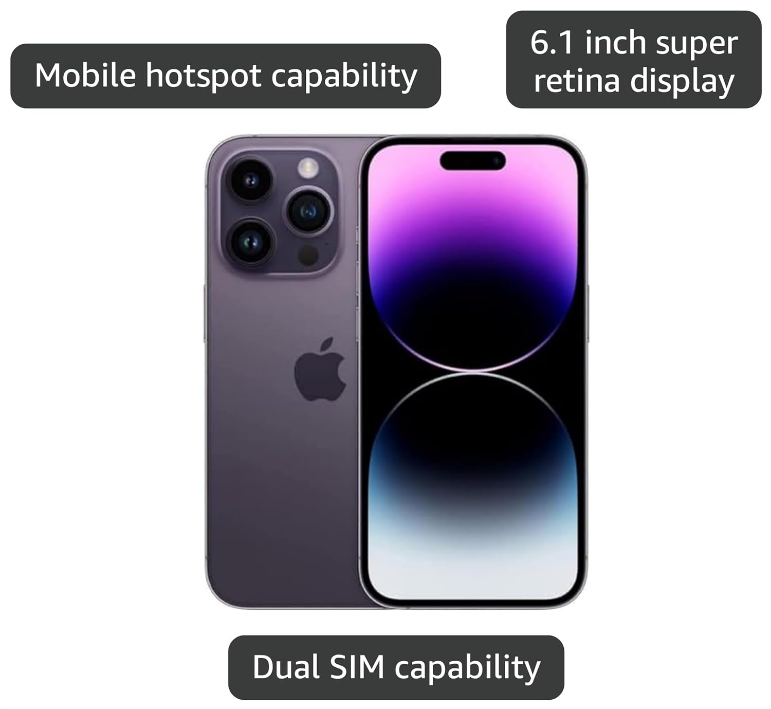 Apple iPhone 14 Pro 256GB eSIM (Ex-US) - Image 3