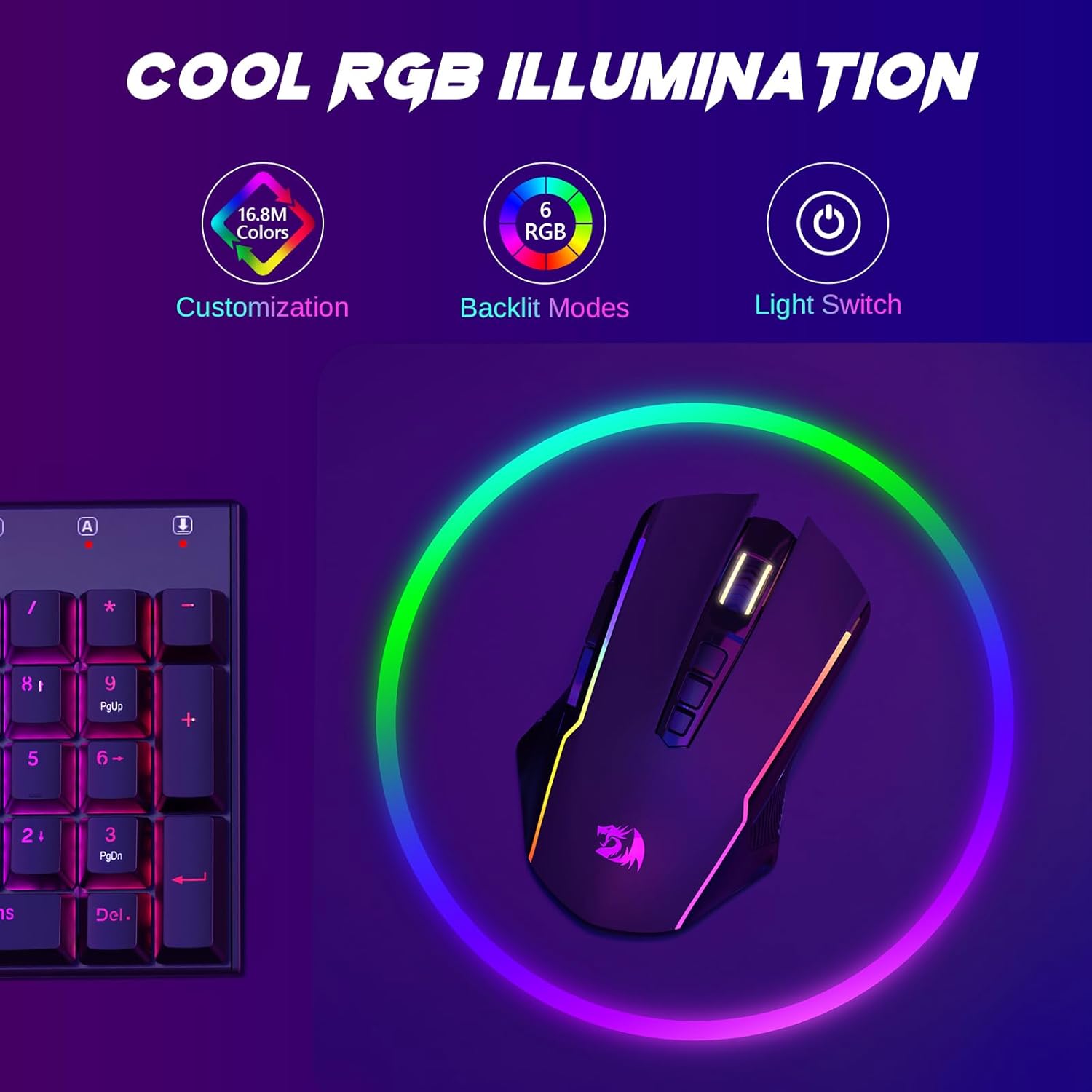 Havit Gaming Series Tri-Mode Wireless Gaming Mouse HV-MS1020WB - Image 3