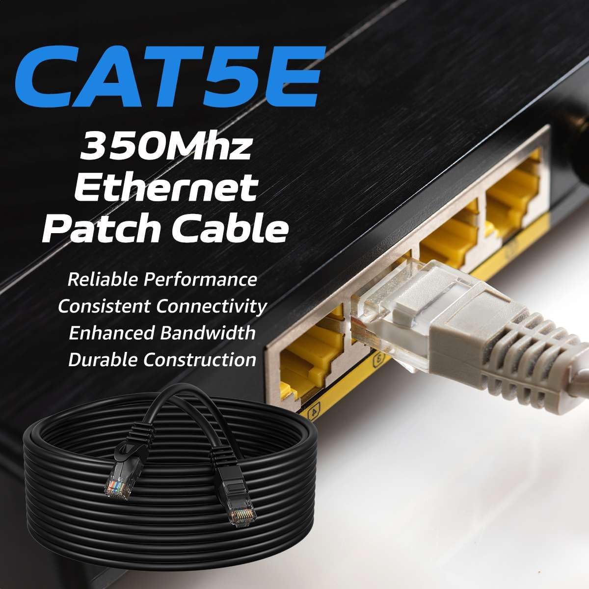 Network Cable Cat5e Patch Cord 5M - Image 2